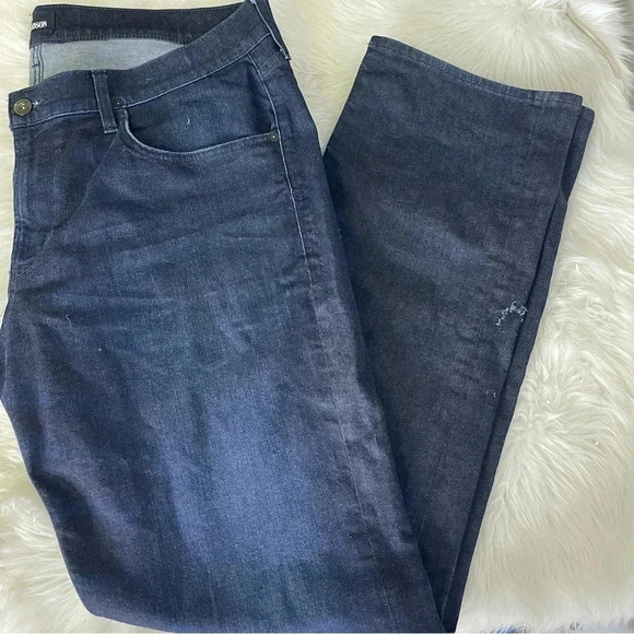 Hudson Dark Wash Byron Straight Leg Mens Jeans Size 40 - Picture 8 of 8